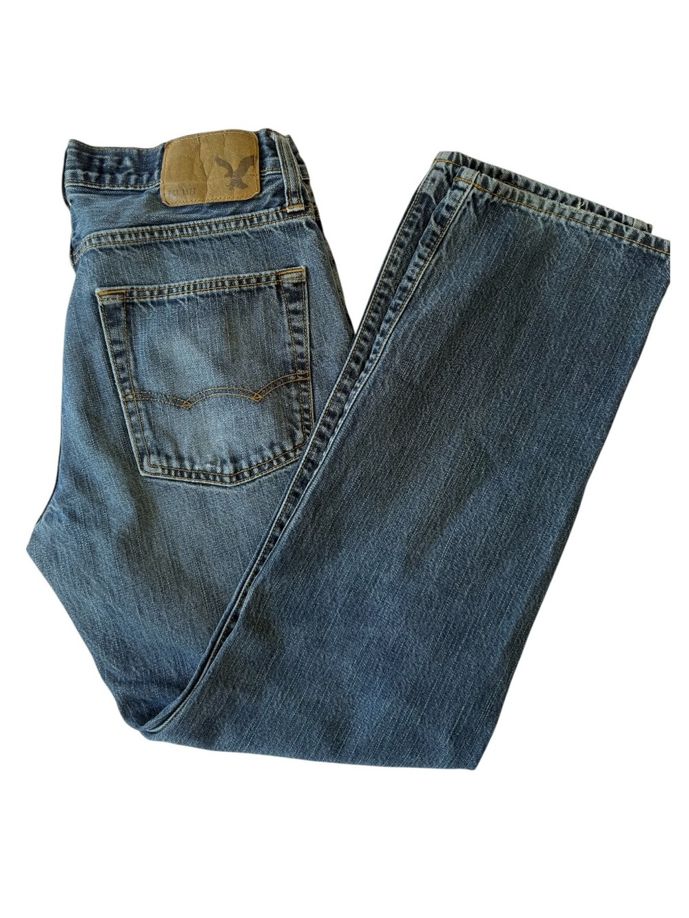American Eagle Slim Straight Men's Blue Denim Jeans Size  30 30